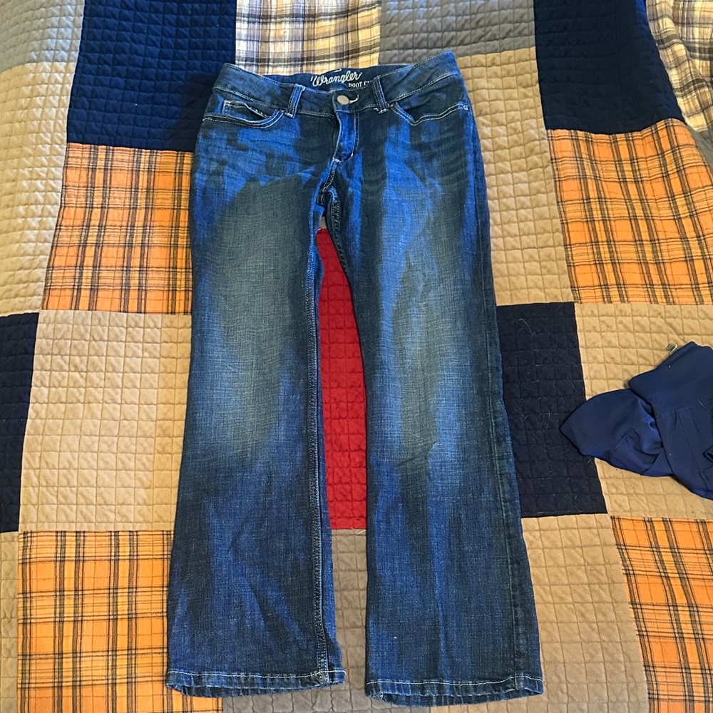 Wrangler Dark Blue Denim Pants